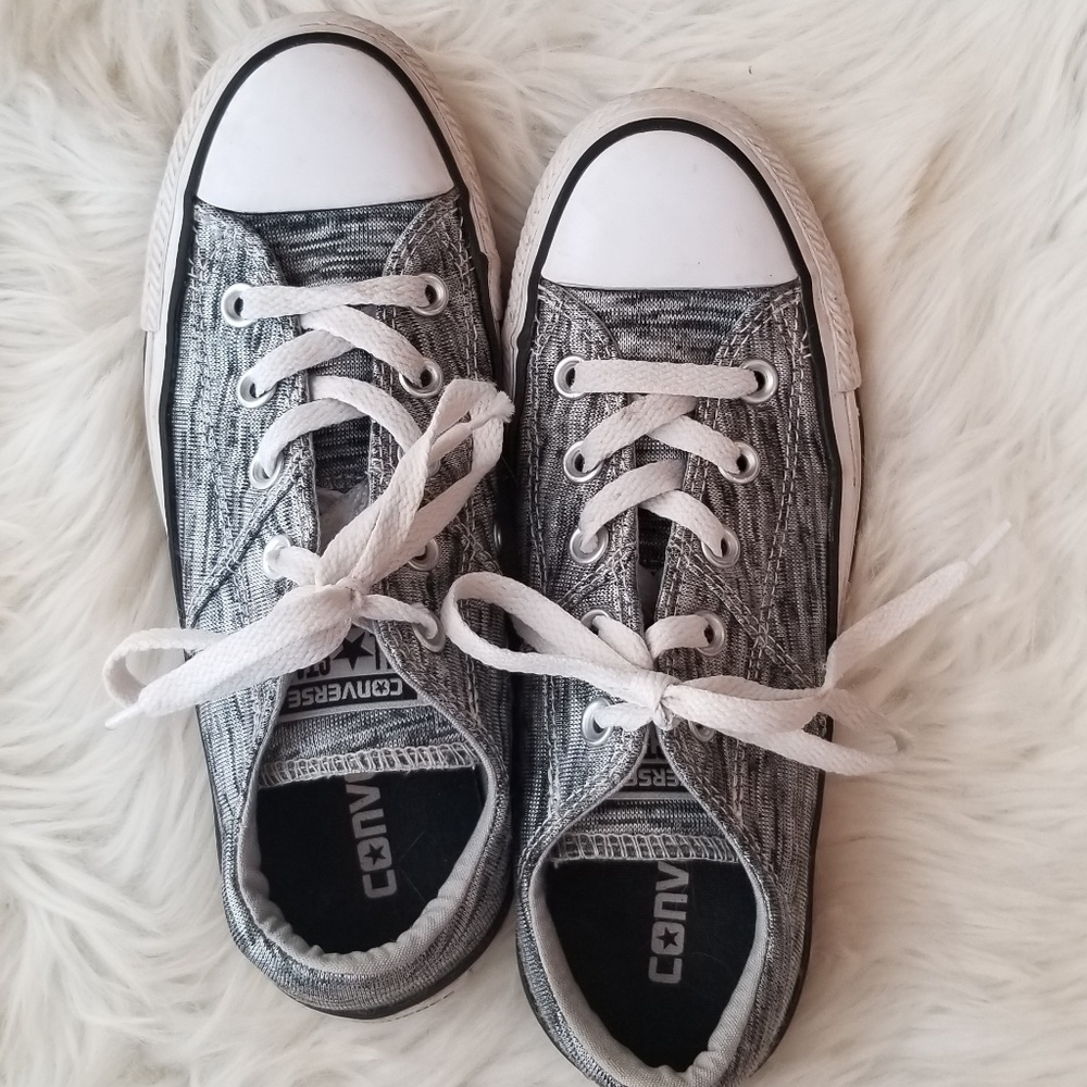Heathered B/Grey Converse women's 6